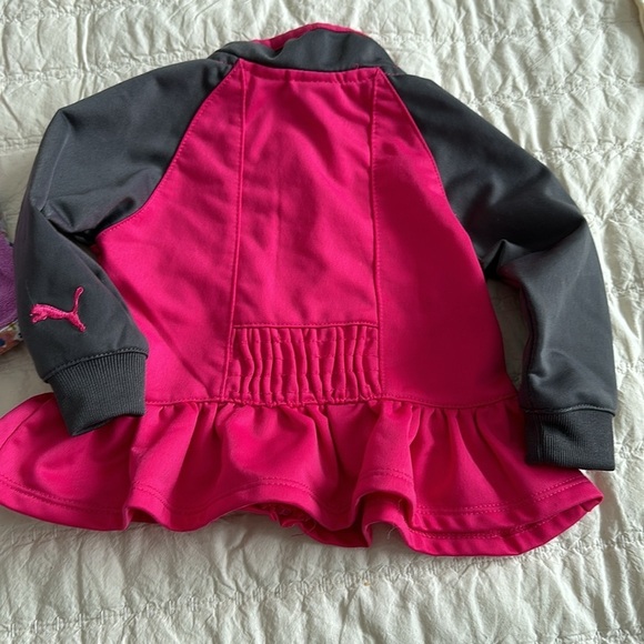 3-6m puma pink jacket, carters short outfit purple - Picture 6 of 10